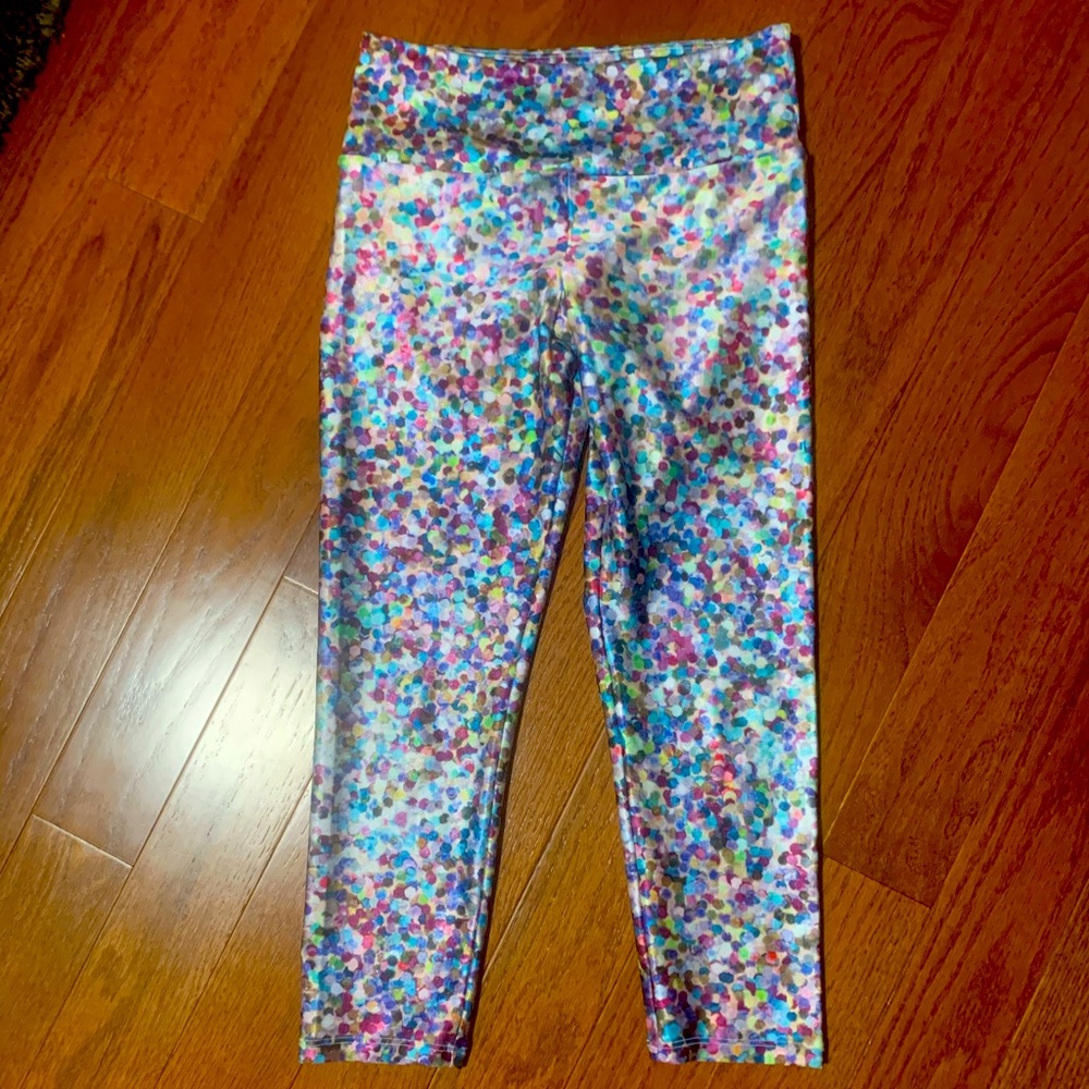 Goldsheep crop athletic leggings